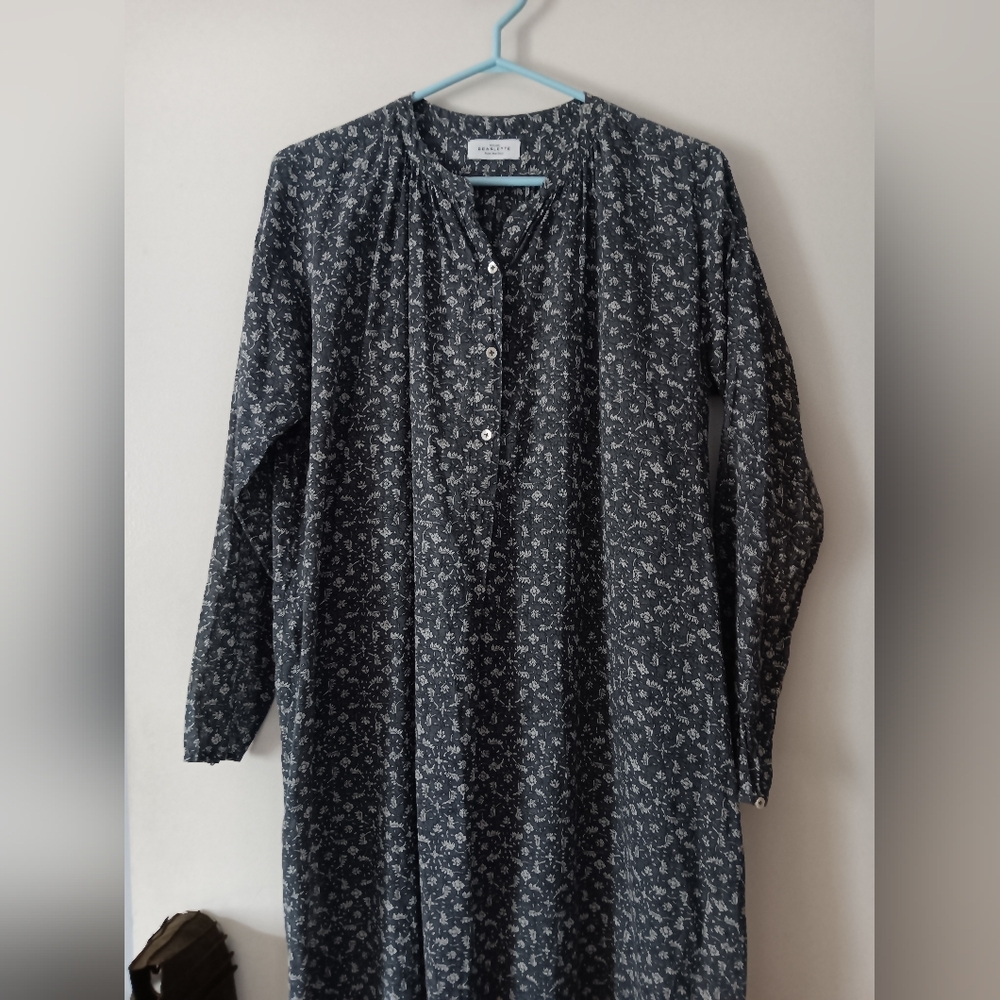 SCARLETTE ATELIERS Paris Marge Cotton Floral Dress M/L - Picture 2 of 14
